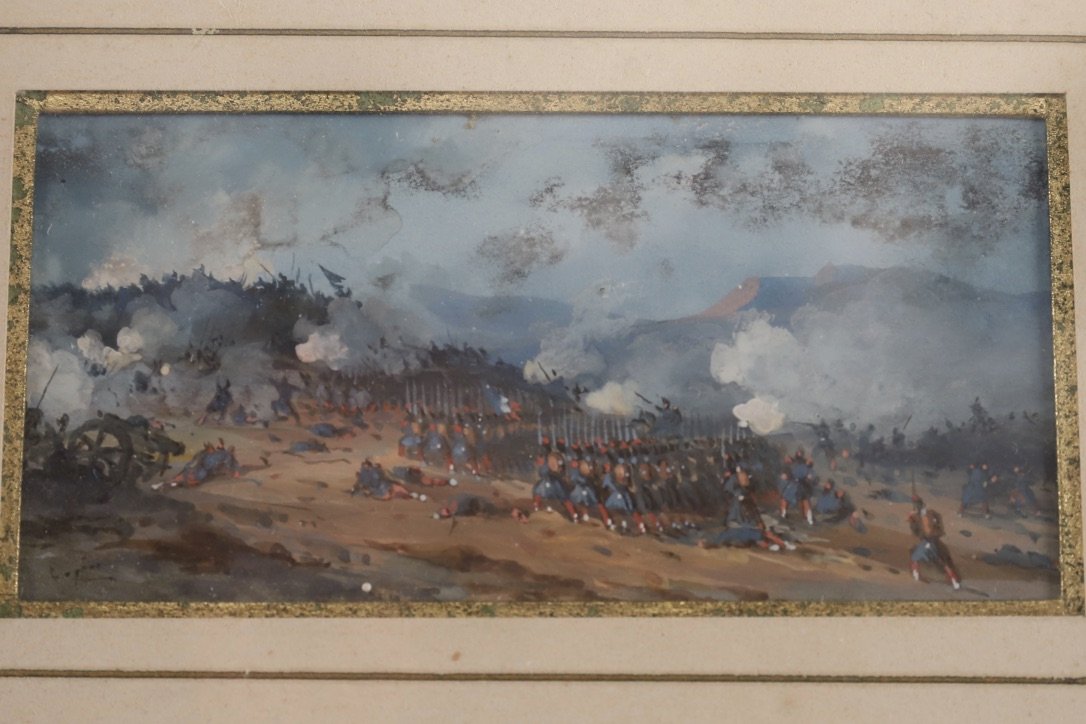 Eugène Bazin — Gouaches Depicting French Victory-photo-2