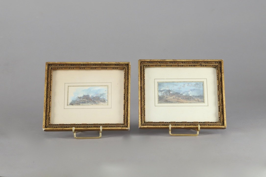 Eugène Bazin — Gouaches Depicting French Victory