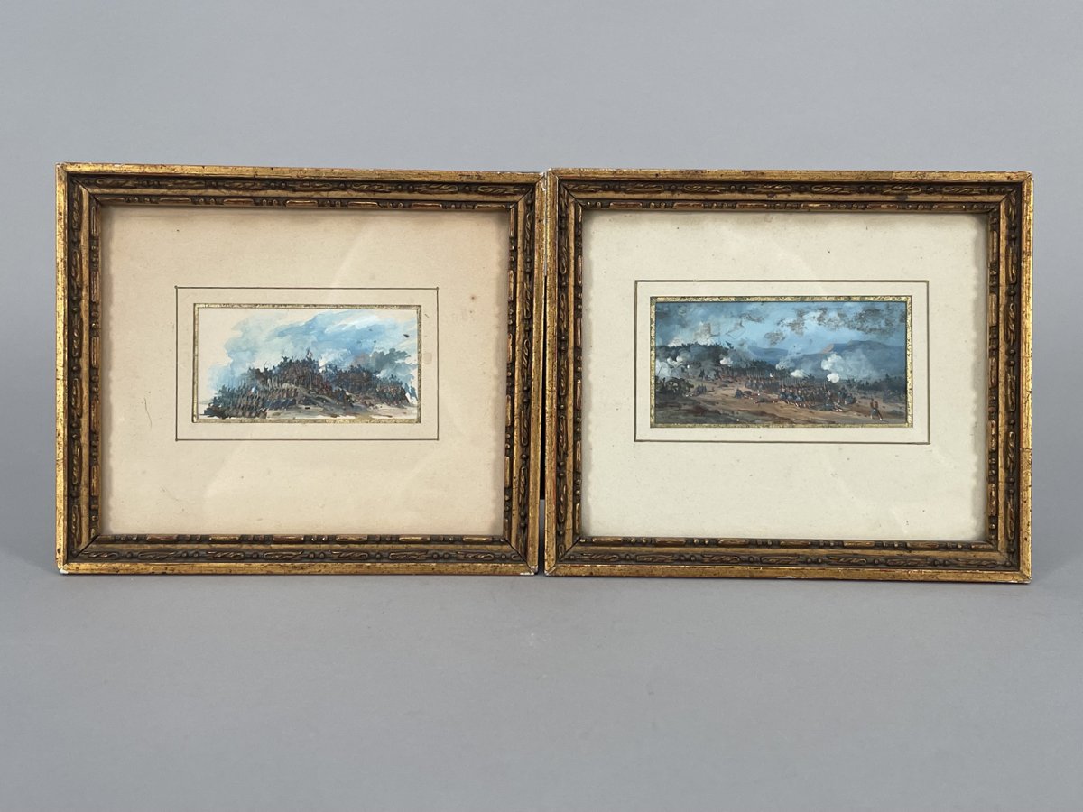 Eugène Bazin — Gouaches victoire française