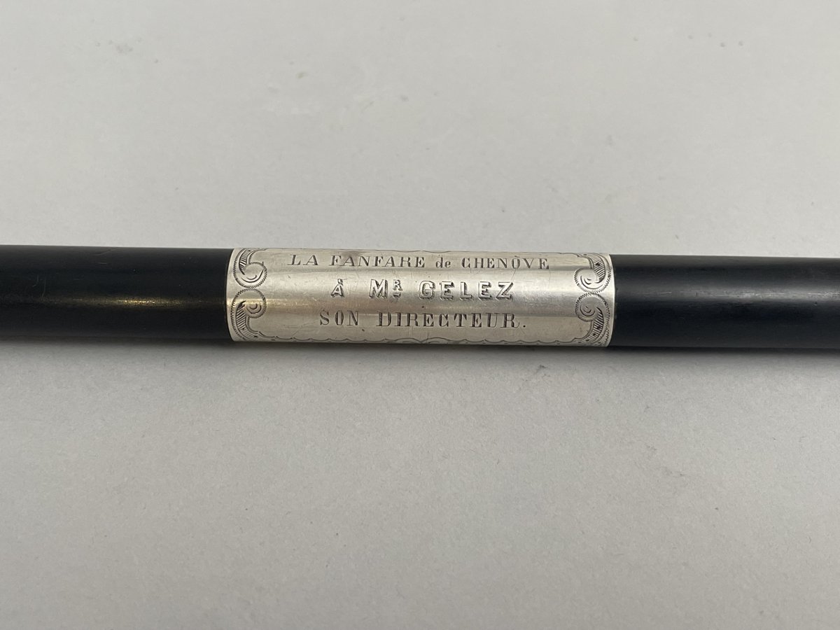 An Honorary Conductor's Baton, Circa 1860,  Belonging To Mr. Gelez-photo-3
