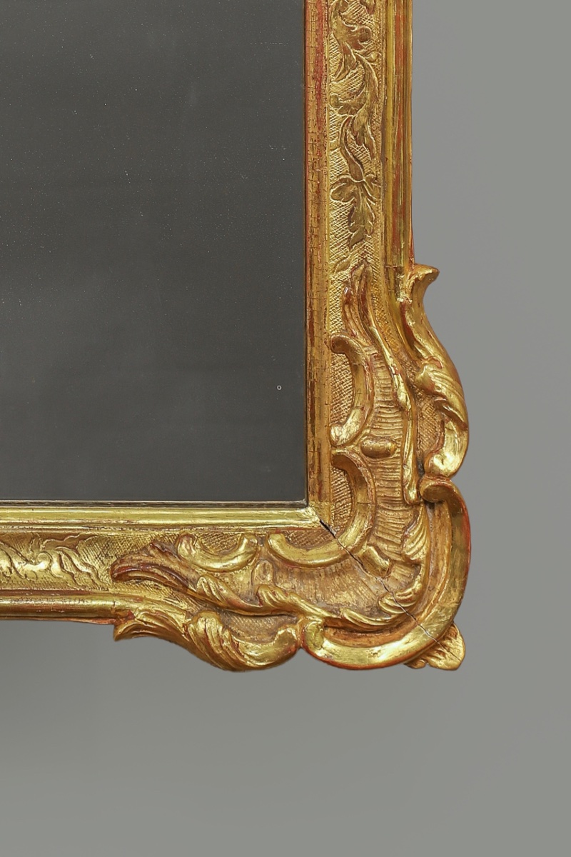 Rocaille Mirror, Strasbourg, Mid-18th Century-photo-2