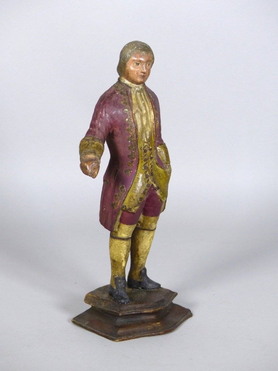 Paper Mache Statuette, 18th Century-photo-2