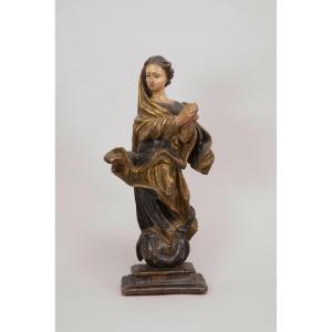 Sculpture Of The Virgin, 18th Century