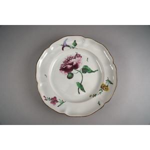 Assiette en faïence de Strasbourg, Joseph Hannong