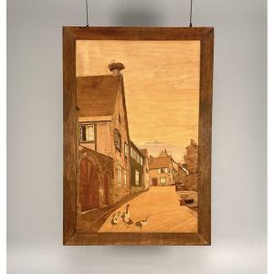 Marquetry By Charles Or Paul Spindler, Ottrott, Circa 1920–1930