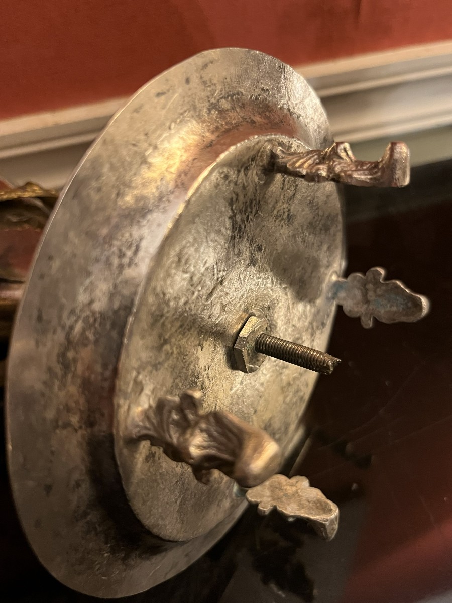 Paire de vases en argent massif, Ottoman , Perse , XIXème siècle-photo-5