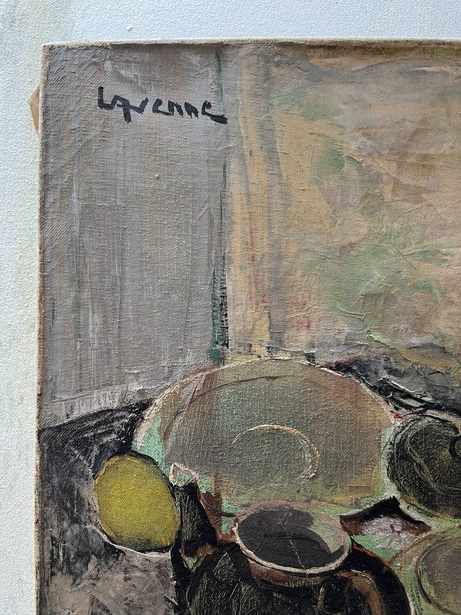 Portrait Of A Woman, Signed Lavenne, Salon Des Indépendants 1953-photo-3