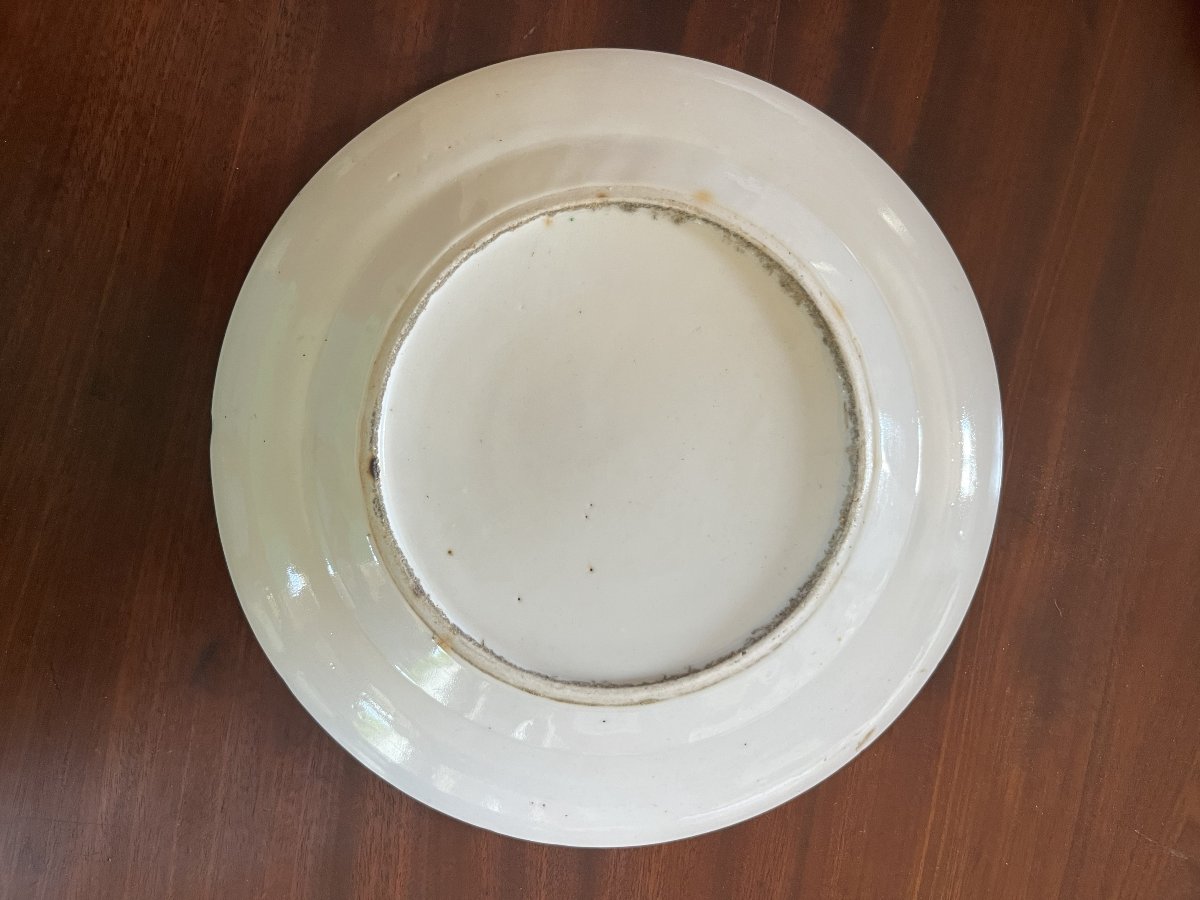 4 Chinese Porcelain Plates, Canton, 19th Century-photo-2