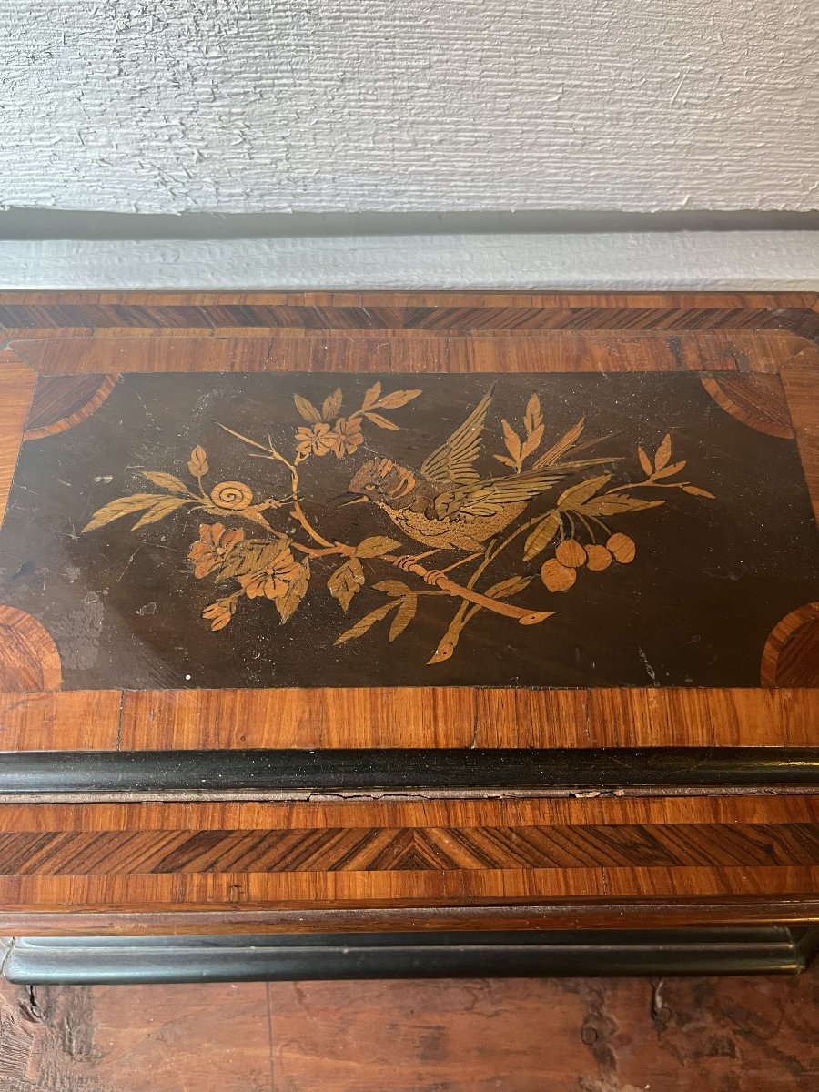 Wood Veneer Music Box, 19th Century-photo-2