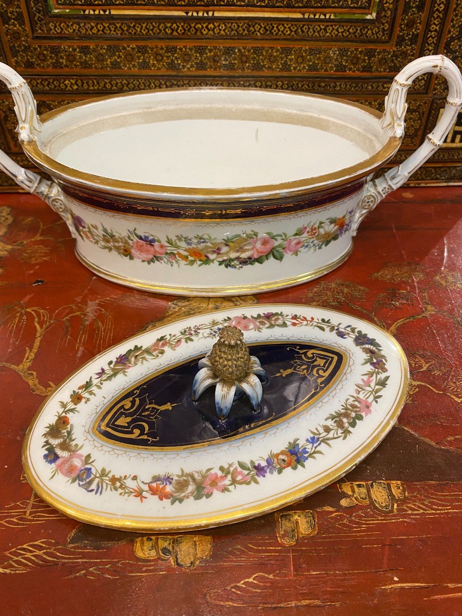 Sèvres Porcelain Sugar Bowl, Charles X Period-photo-2