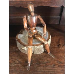 Painter's Mannequin In Carved Walnut 19th Century