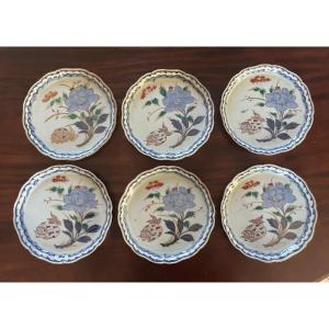 6 Japanese Porcelain Plates, Imari, 19th Century