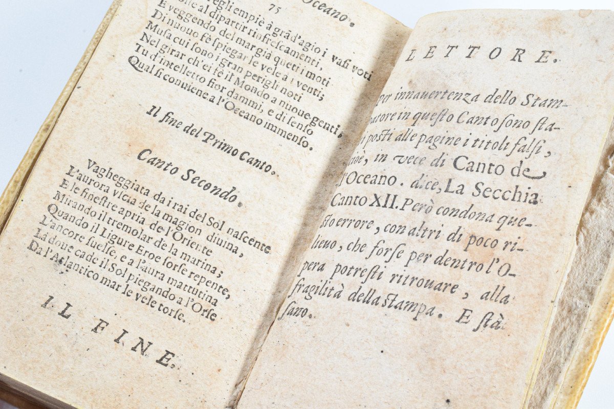 Antique Book : Alessandro Tassoni [le Tasse] – La Secchia Rapita [the Bucket Removed] 1630-photo-5