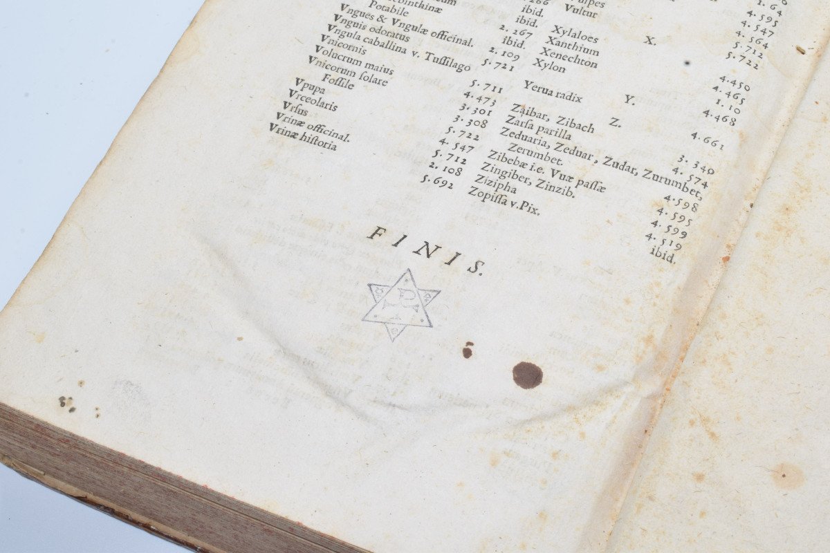 Old Book: Johannis Schroderi – Pharmacopeia Médico-chymica 1665 Rare-photo-8