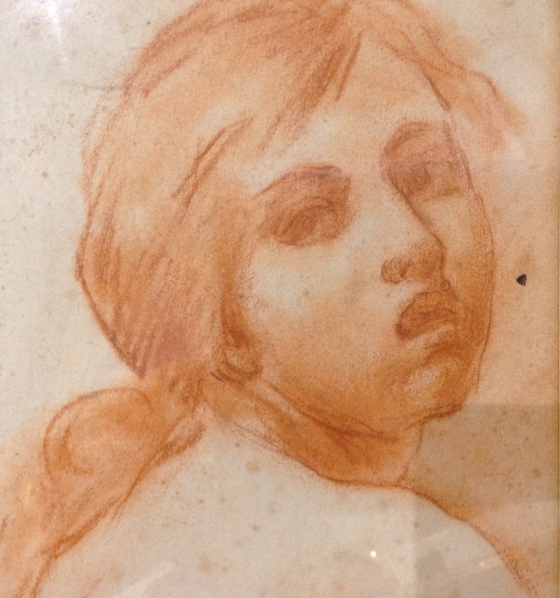 Sanguine “woman” By Adolphe Lalire