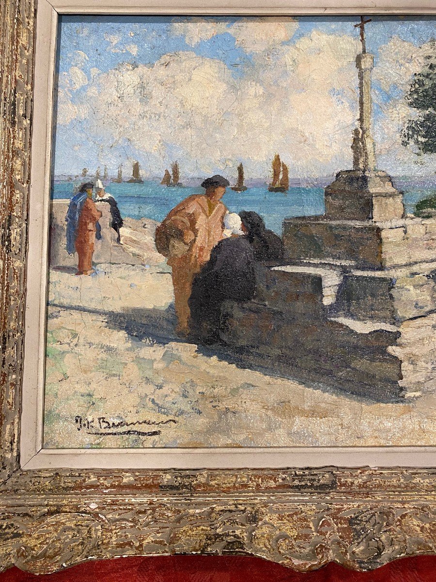 Tableau "le Calvaire Breton"-photo-1