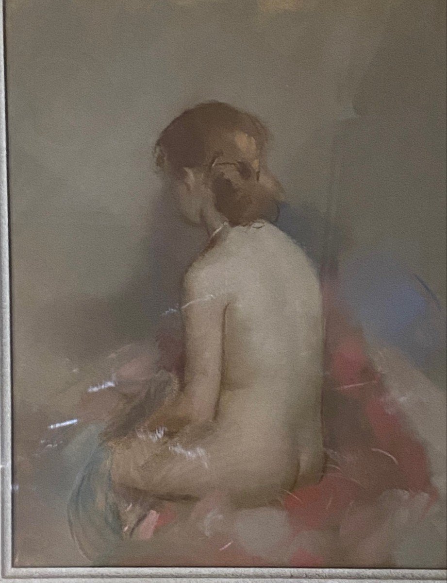 Painting Naked Woman From The Back-photo-4