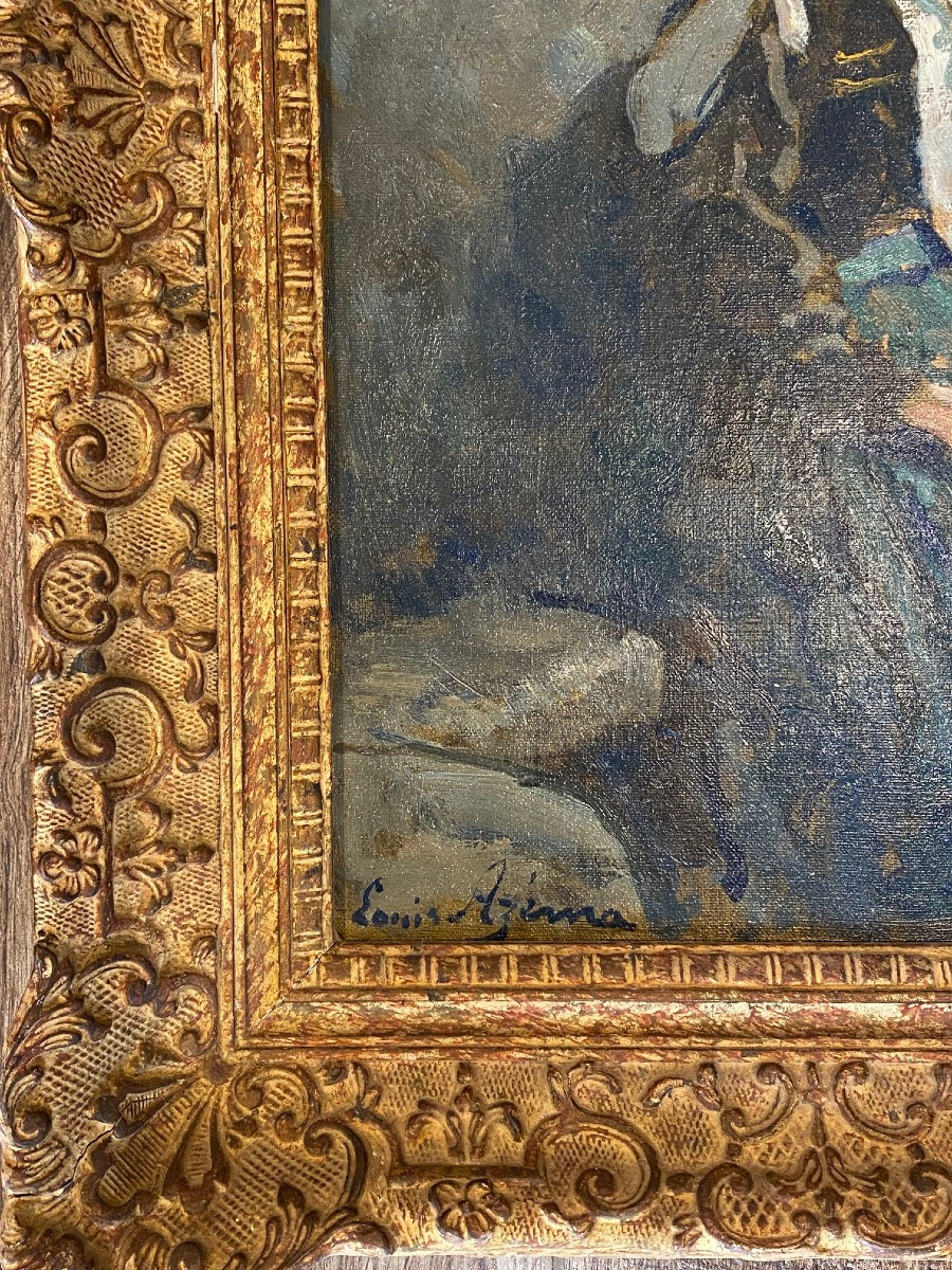 Tableau "bretonnes" De Louis Azema-photo-4