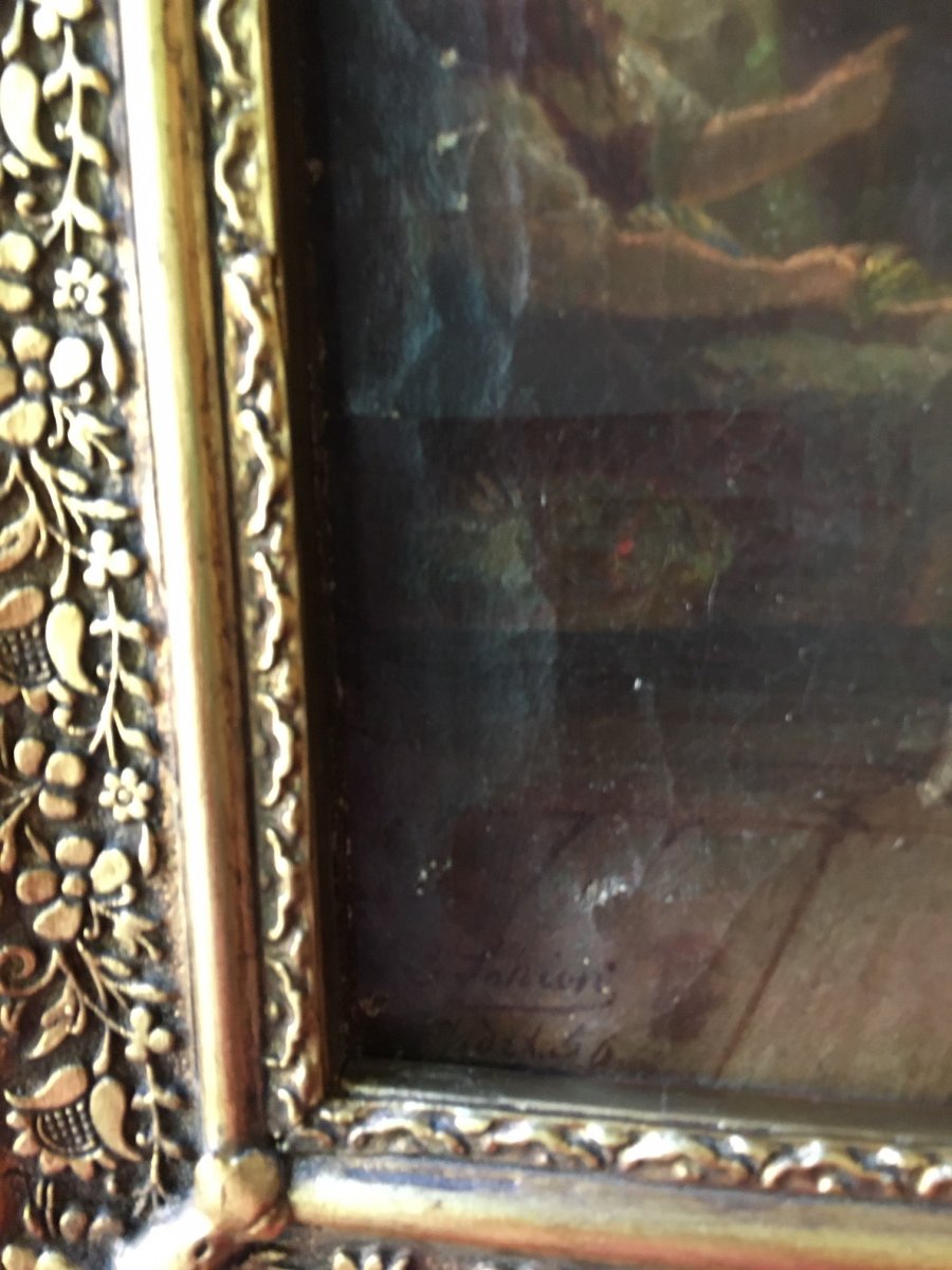 Table Interior Scene XIXth-photo-4
