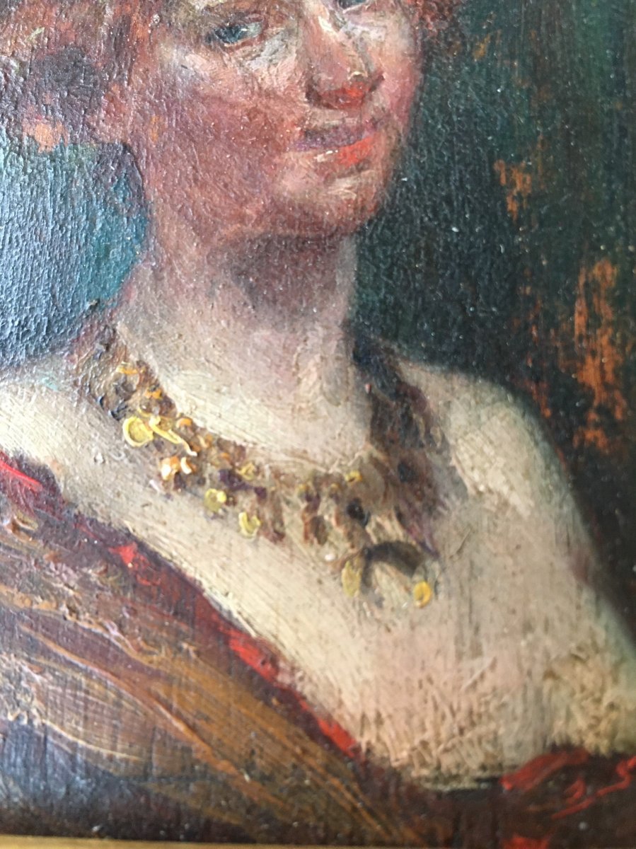 Tableau Portrait De Femme -photo-1