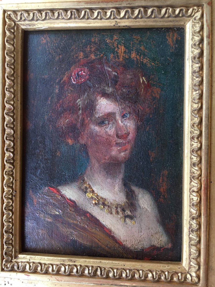 Tableau Portrait De Femme -photo-3