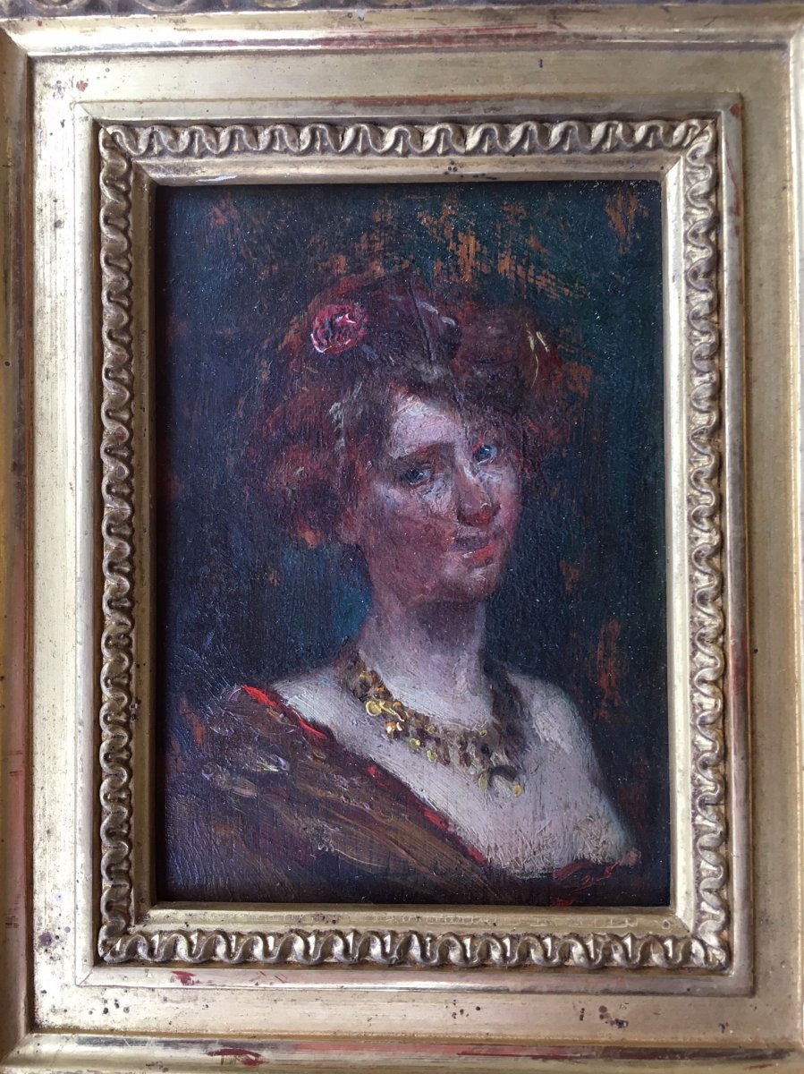 Tableau Portrait De Femme -photo-5