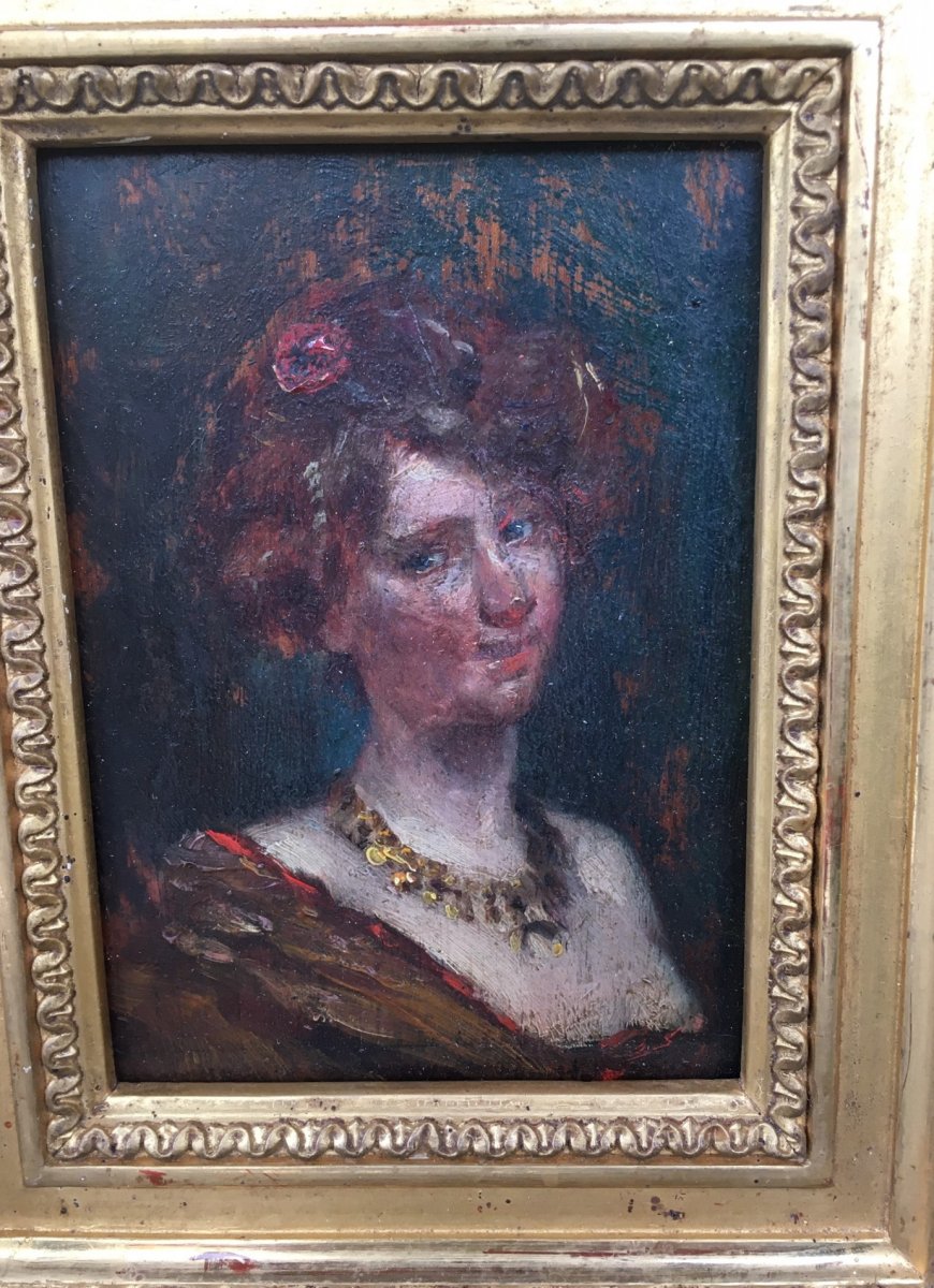 Tableau Portrait De Femme -photo-6