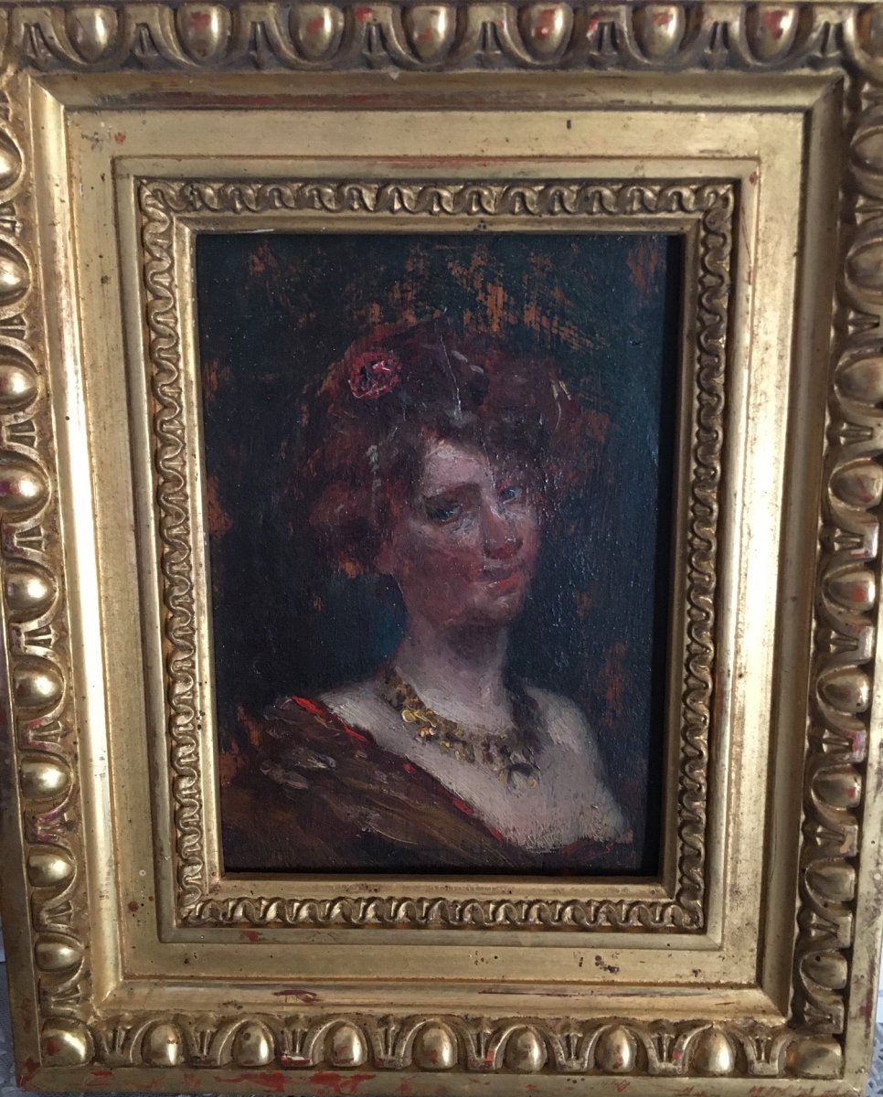Tableau Portrait De Femme 
