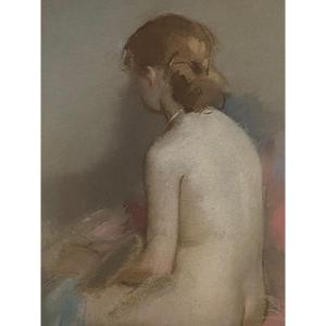 Painting Naked Woman From The Back