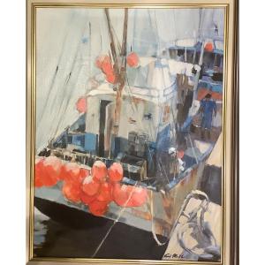 Tableau Acrylique Sur Toile De Fanch Moal