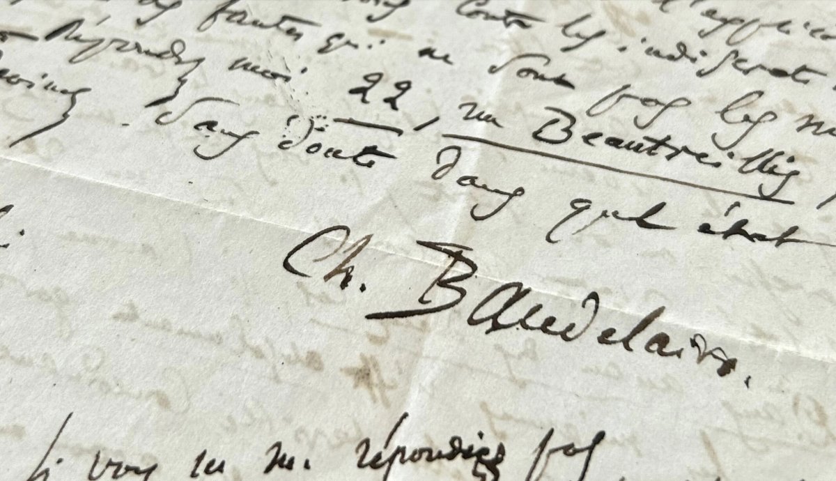 Charles Baudelaire - Large Autograph Letter Signed To His Publisher Auguste Poulet Malassis 1858-photo-3