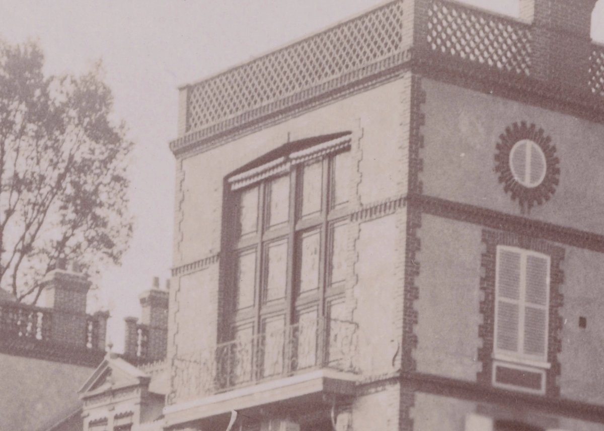 Photographie d'Émile ZOLA - Épreuve originale - 1895 - Grand format de Médan en fleur 15 x 21 -photo-4