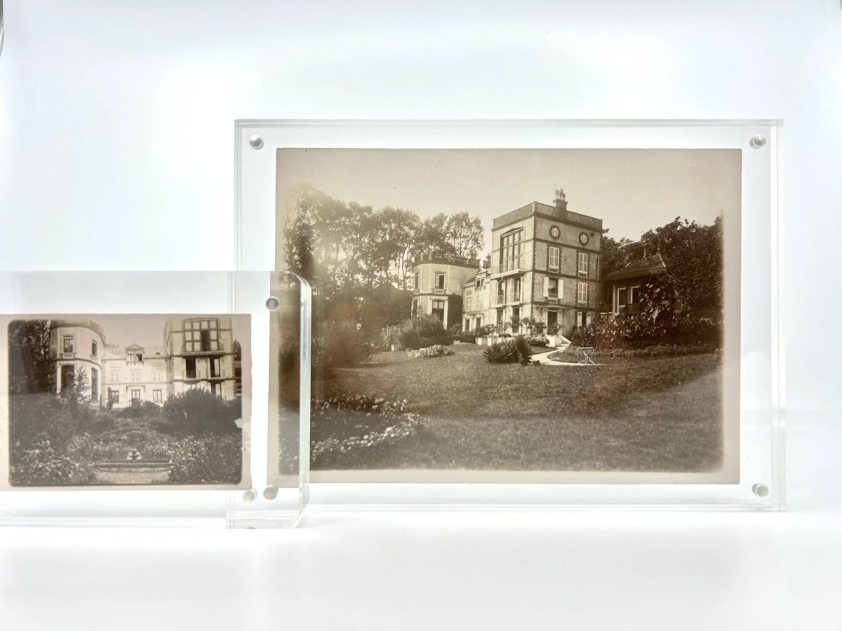 Photographie d'Émile ZOLA - Épreuve originale - 1895 - Grand format de Médan en fleur 15 x 21 -photo-6