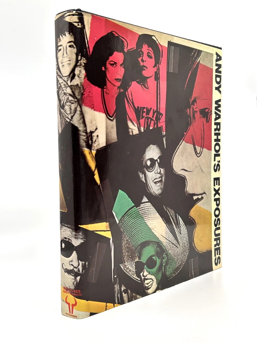 Andy Warhol - Large Signature In Black Felt-tip Pen, Exposures, Original English Edition, London 1979-photo-3