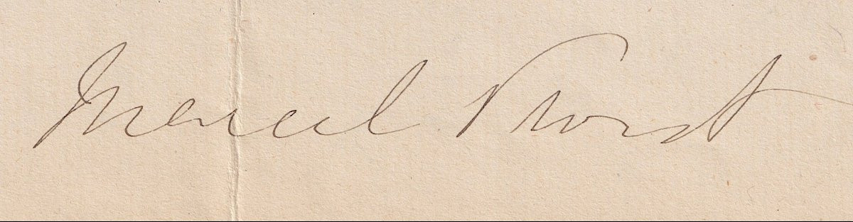 Marcel Proust - Autograph Letter Signed - Large Signature - 1907-photo-5