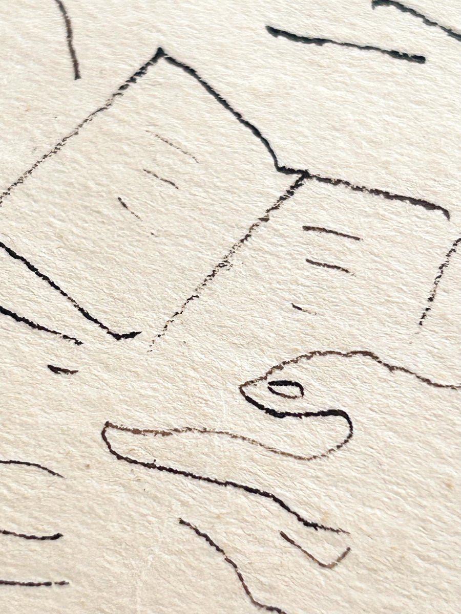 Jean Cocteau - Paul Blessé - Original Drawing For Les Enfants Terribles - 1935-photo-4