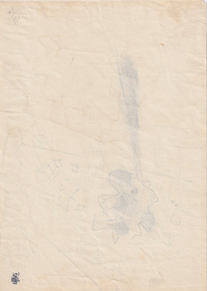 Jean Cocteau - Paul Et Sa Soeur - Original Drawing For Les Enfants Terribles - 1935-photo-2