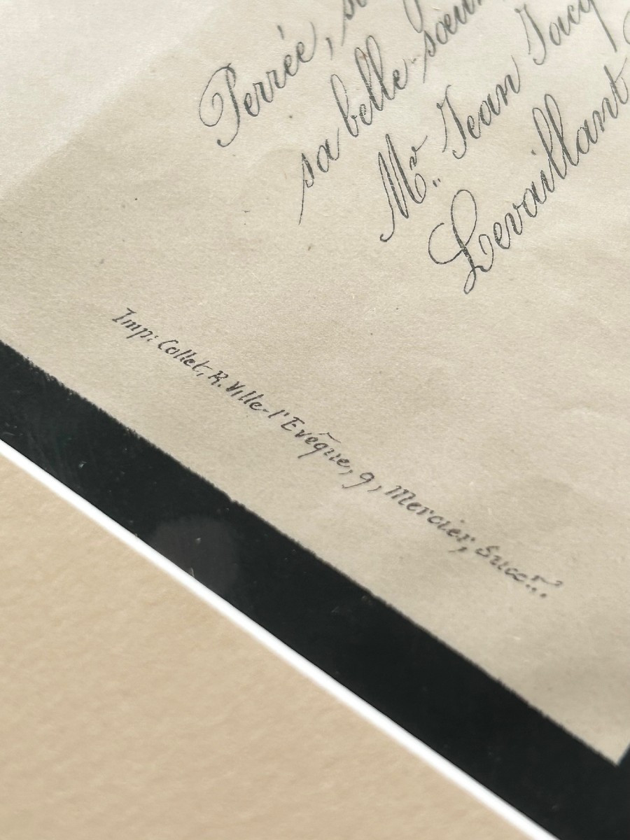 Charles Baudelaire - Announcement Of Death. 1867 - Félicité Baudelaire-photo-4