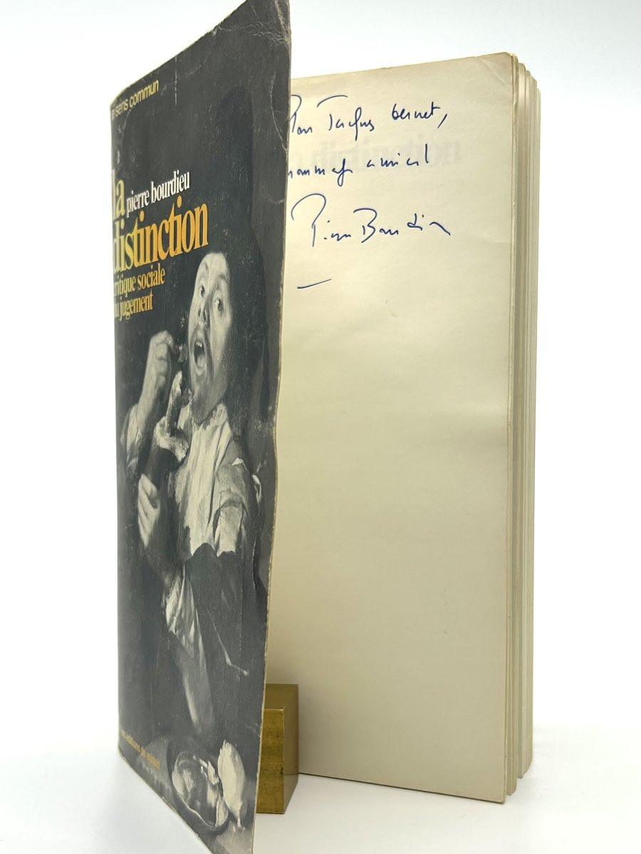 Pierre Bourdieu - Distinction. First Edition With Autograph Dispatch. 1979-photo-5