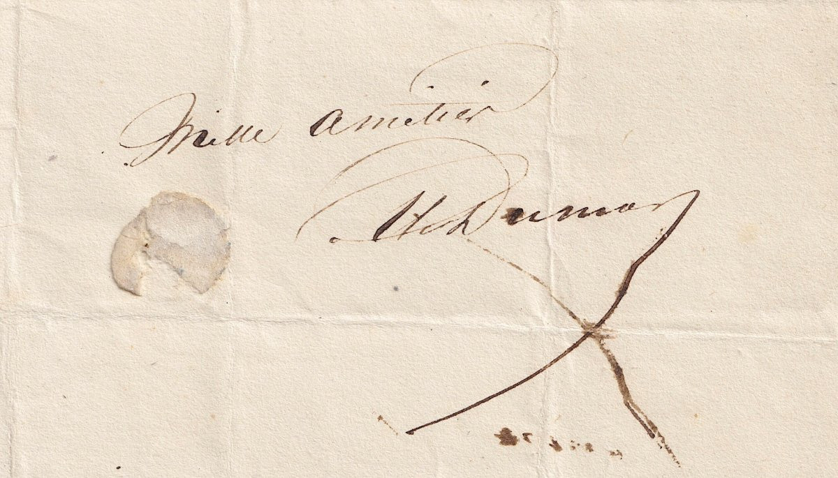 My Dear Victor..." Letter From Alexandre Dumas To Victor Hugo - 1836 - Autograph Letter Signed-photo-1