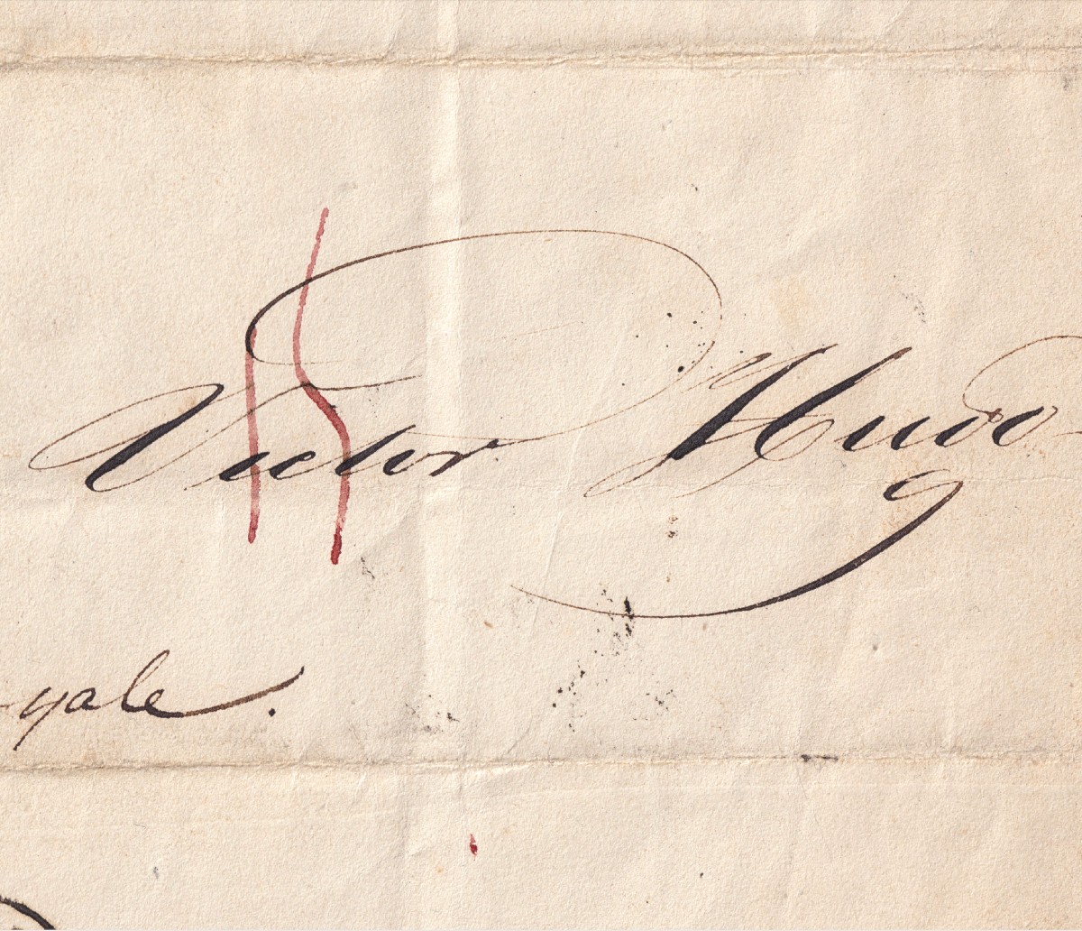 My Dear Victor..." Letter From Alexandre Dumas To Victor Hugo - 1836 - Autograph Letter Signed