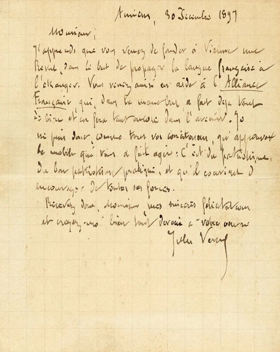 Jules Verne - Autograph Letter Signed - 1897-photo-3