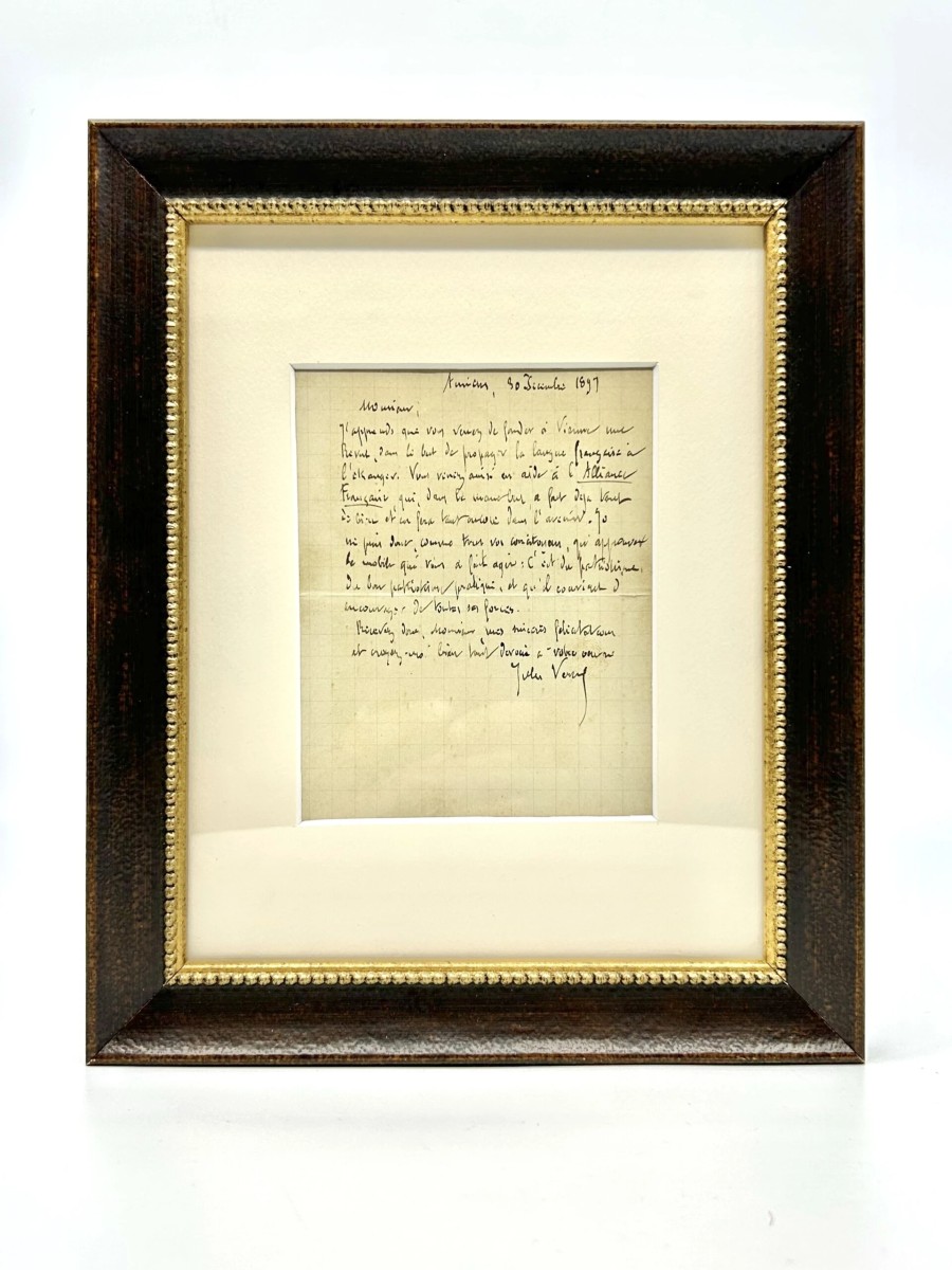Jules Verne - Autograph Letter Signed - 1897