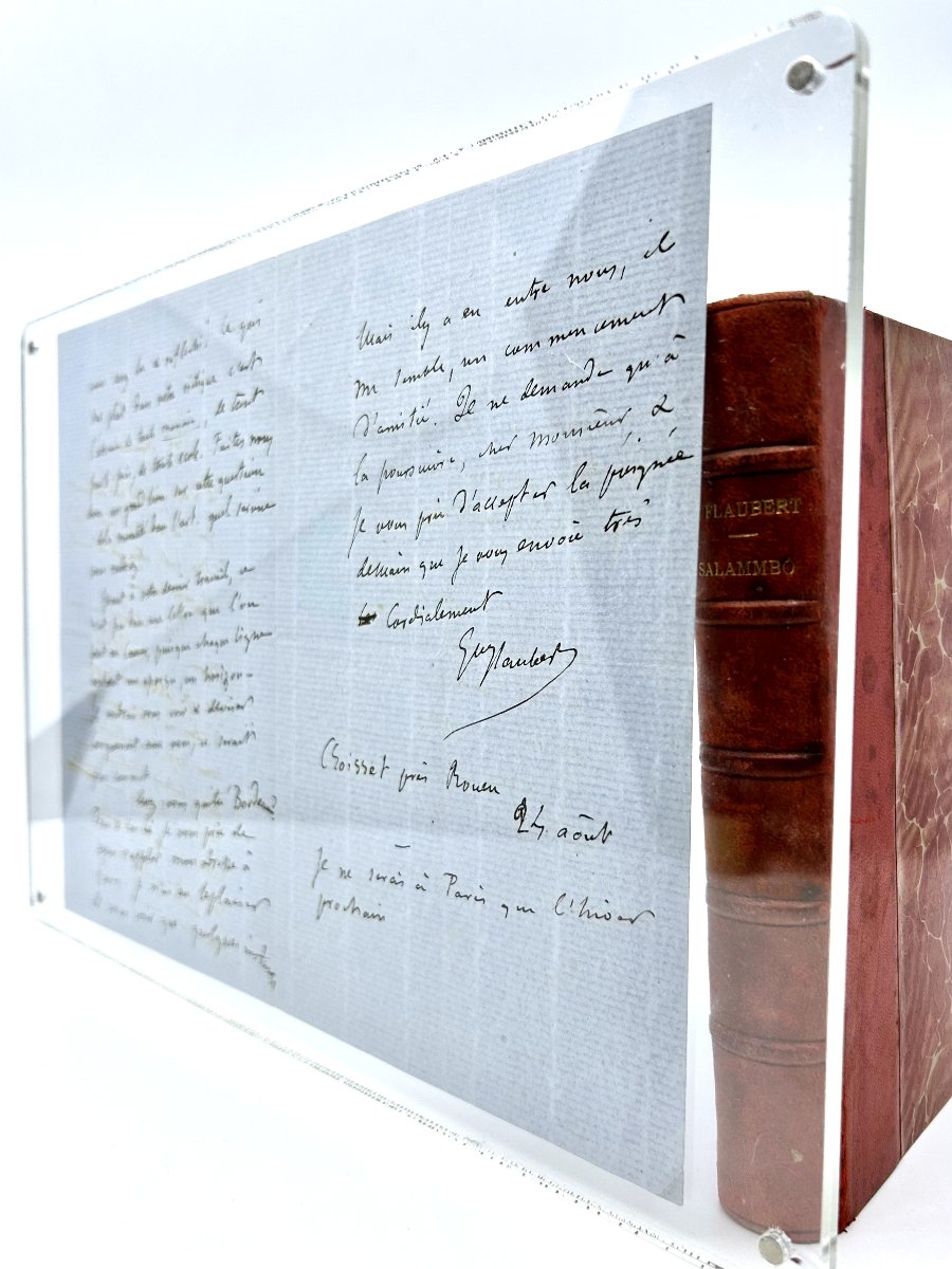Gustave Flaubert - Autograph Letter Signed To A Colleague - 1867-photo-1