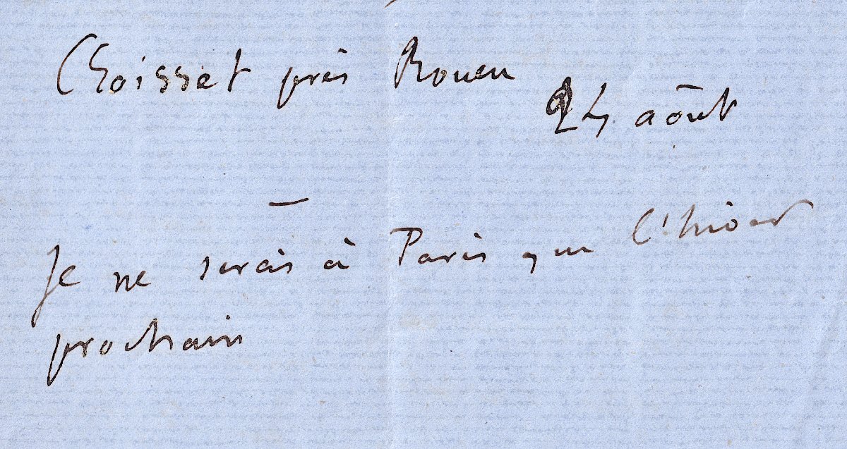 Gustave Flaubert - Autograph Letter Signed To A Colleague - 1867-photo-7