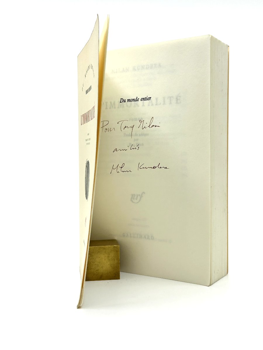 Kundera - Immortality - Autograph Letter-photo-2