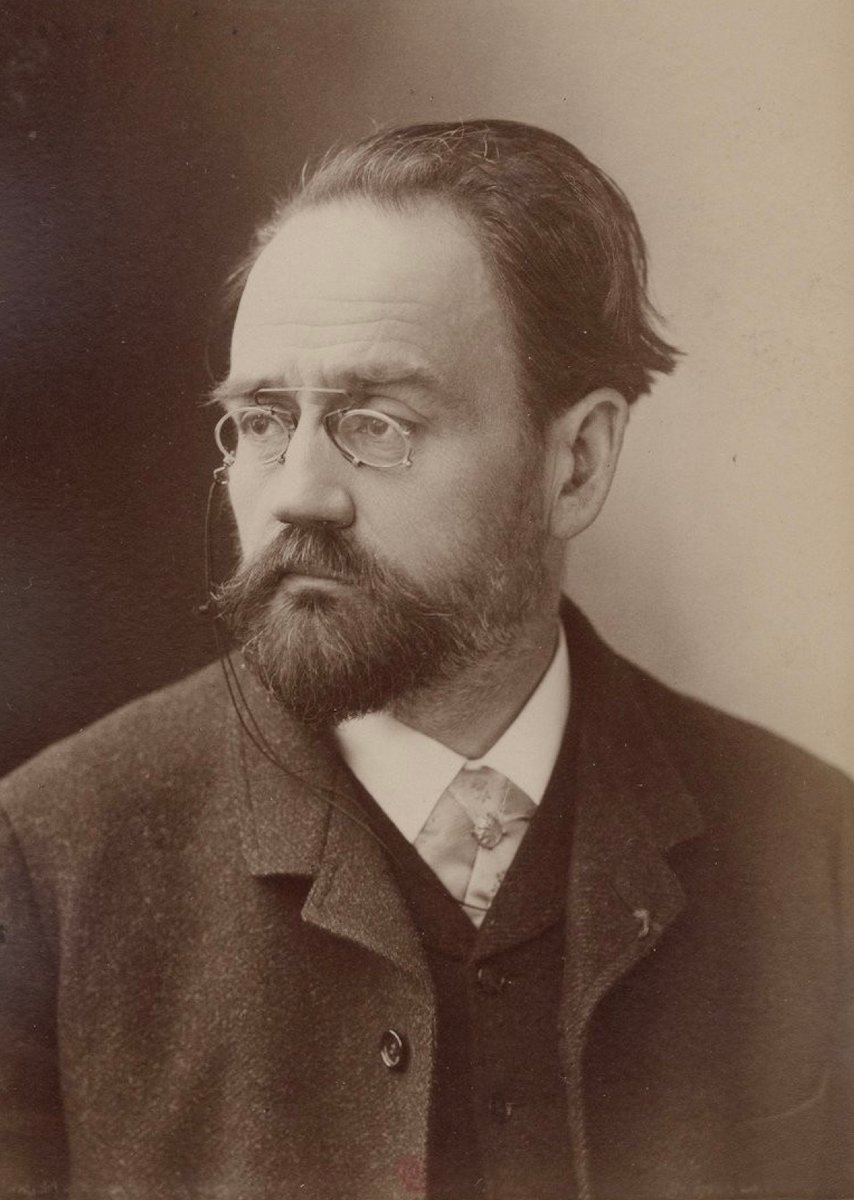 émile Zola - Autograph Business Card Signed, Germinal Period - The Earth-photo-1