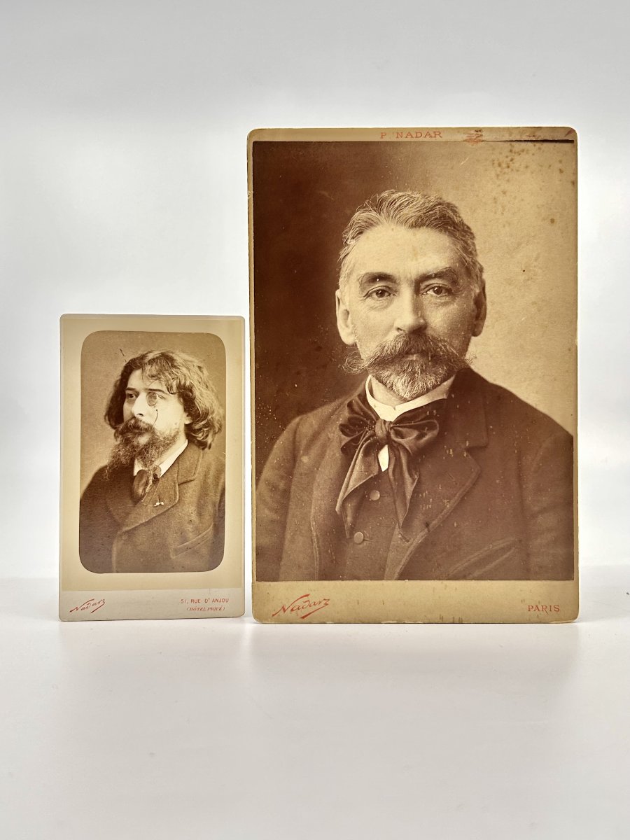 Stéphane MALLARMÉ - Grand portrait cabinet par Paul Nadar-photo-1