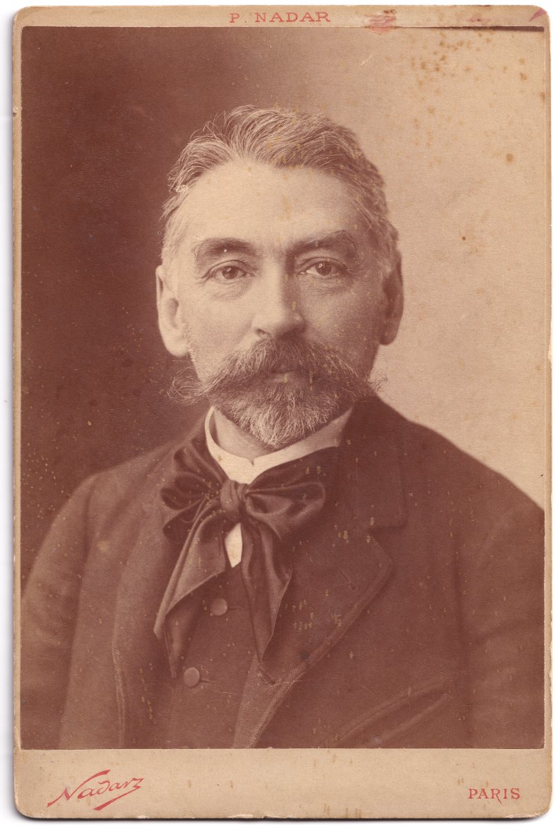 Stéphane MALLARMÉ - Grand portrait cabinet par Paul Nadar