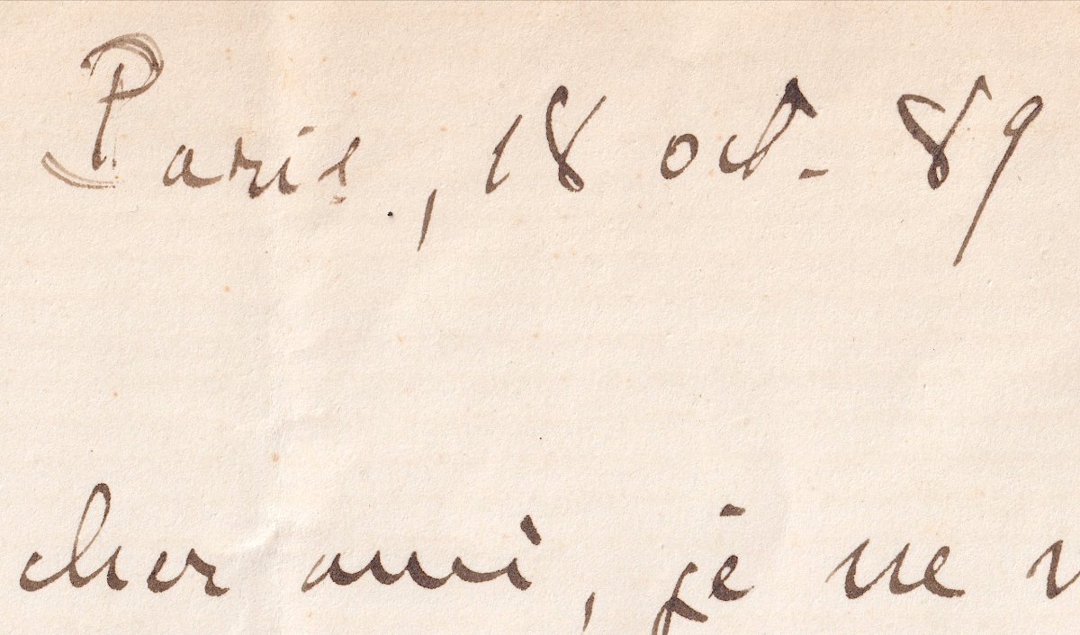 Émile ZOLA - Touché par la clémence sur son deuxième roman - Lettre autographe signée 1889-photo-4